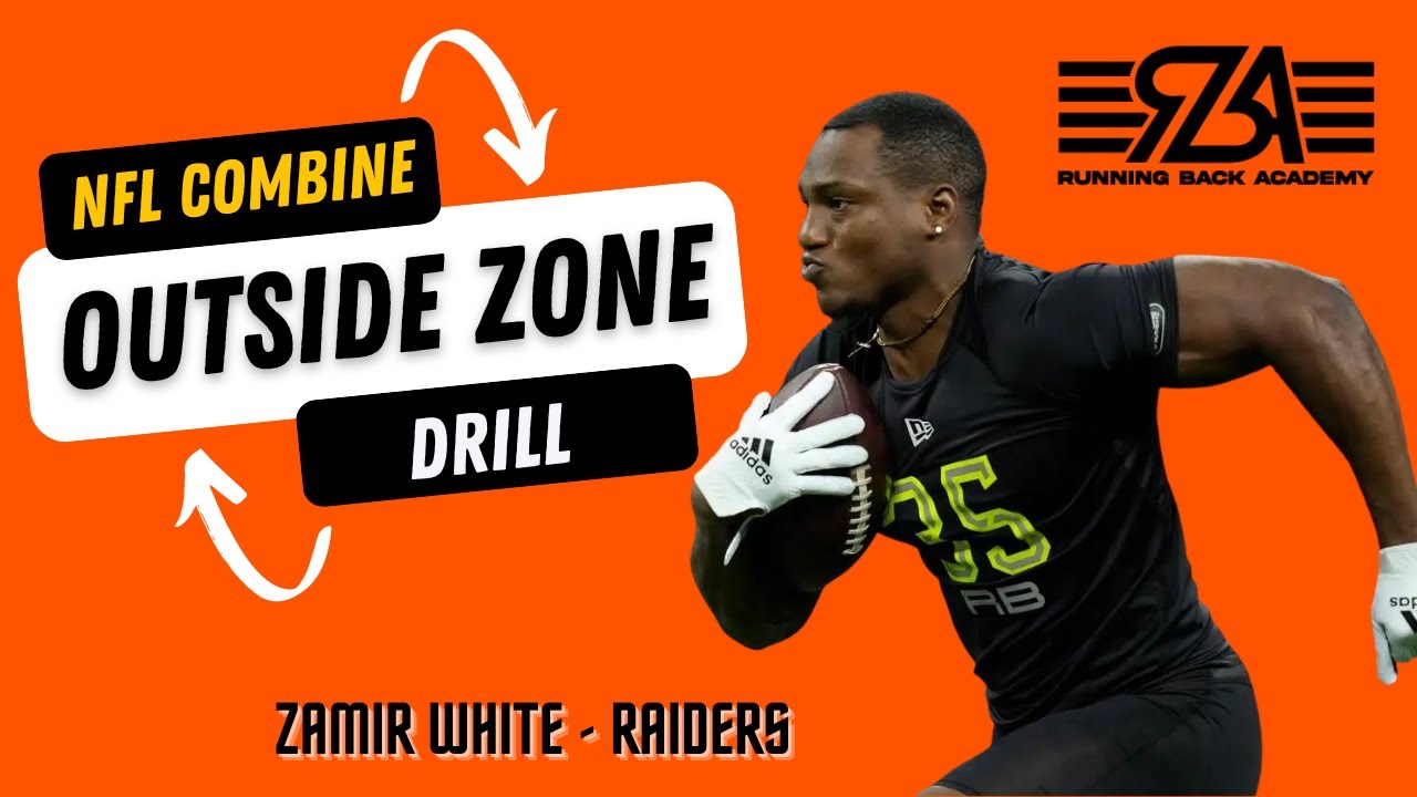 RBA Outside Zone Drill NFL Combine Drills YouTube
