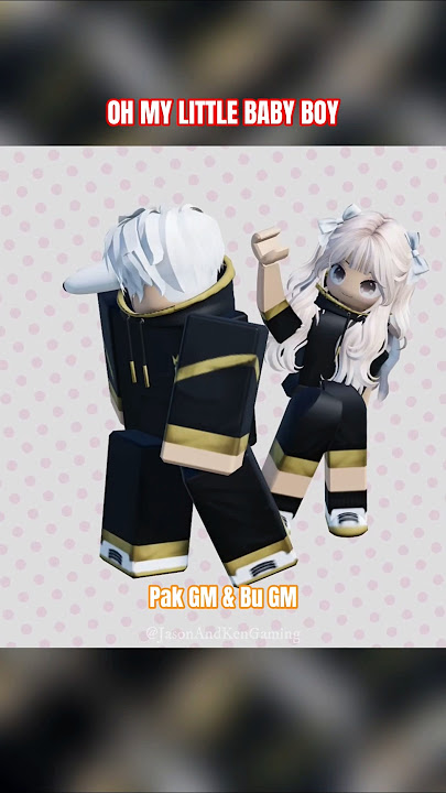 Pak GM dan Bu GM  | Oh My Little Baby Boy #roblox #shorts #pakgm #bugm