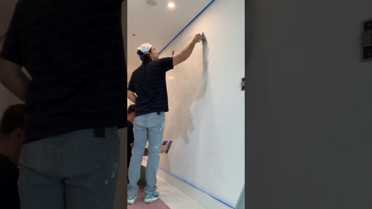 plaster final coat application! YouTube
