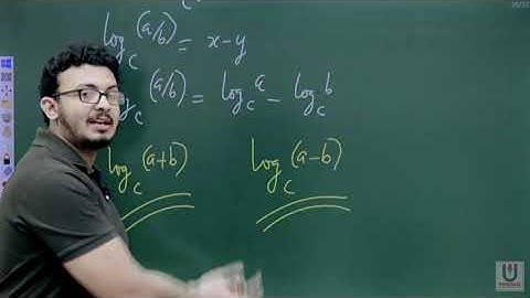 BRIDGE COURSE | MATHEMATICS || LOGARITHM 02 | UNIVERSAL INSTITUTE KOTTAKKAL