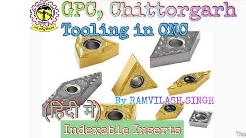ME 304 | Tooling for CNC Machines (Indexable inserts) in hindi | Unit 05 | RAMVILASH SINGH |Lect. ME