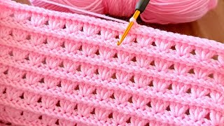 You Should Try This AMAZING Crochet Pattern!  EASY Crochet Stitch for Blankets | Beginner Friendly