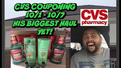 CVS COUPONING 10/1 - 10/7 |  ANTHONY