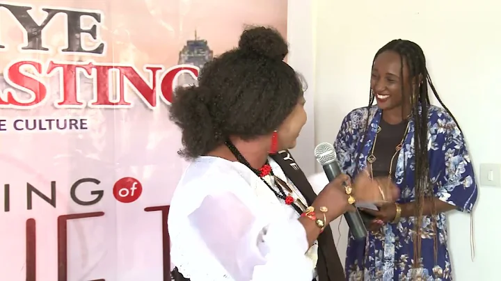 Lydia Nelson at the unveiling of Bwatiye Television