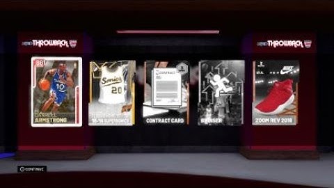 NBA 2K19 MYTEAM   Locker Code Throwback Pack