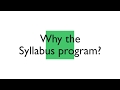 Why the RAIC Syllabus program?