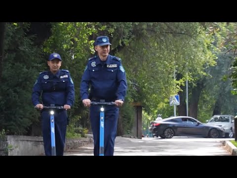 Полицейский патруль на электросамокатах заработал в Алматы