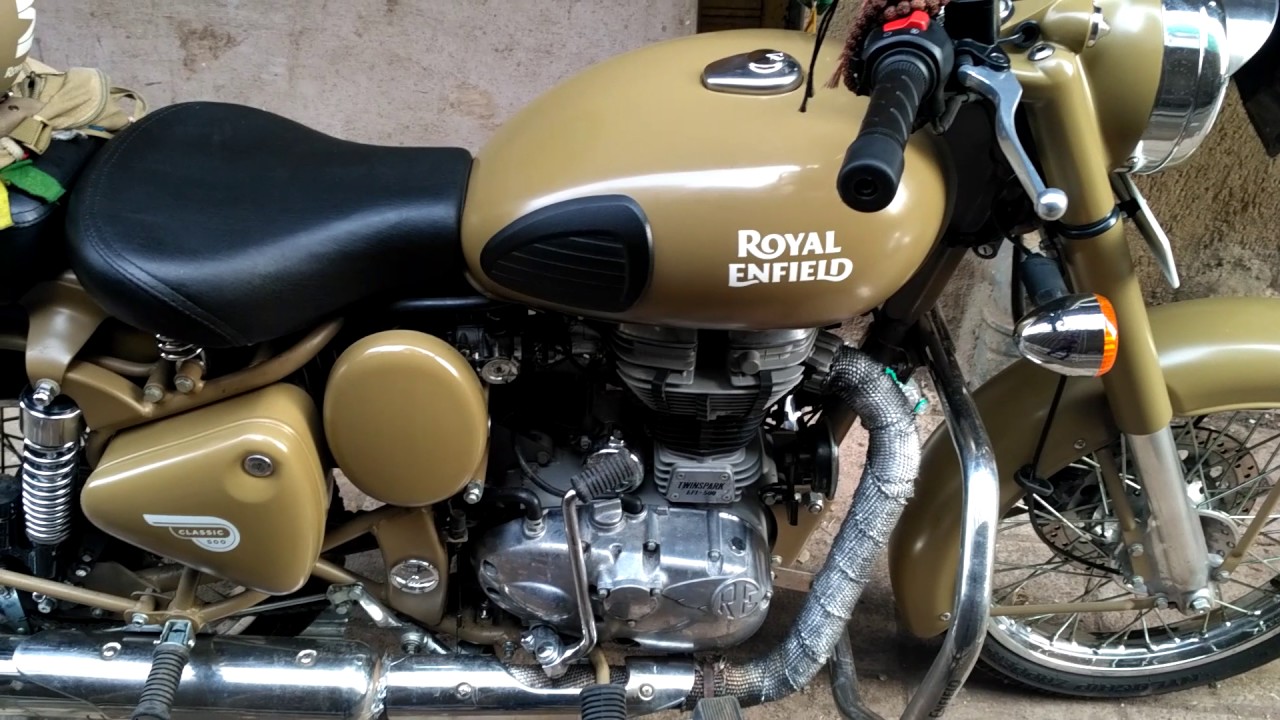 royal enfield desert storm spray paint