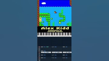 Is this Commodore 64 sound? Yes it is! #chiptune #commodore #sega #c64 #mastersystem #alexkidd