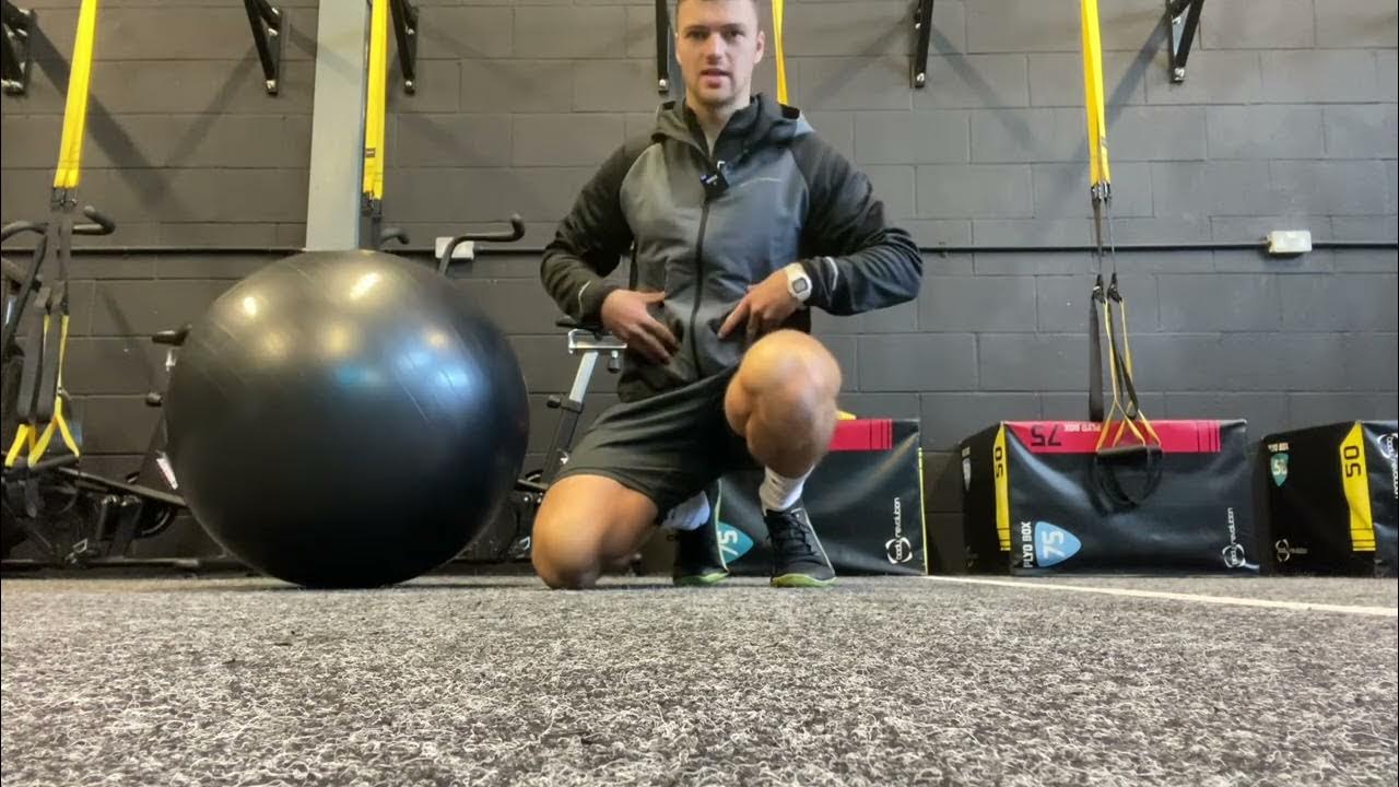 How To Swiss Ball Jackknife YouTube