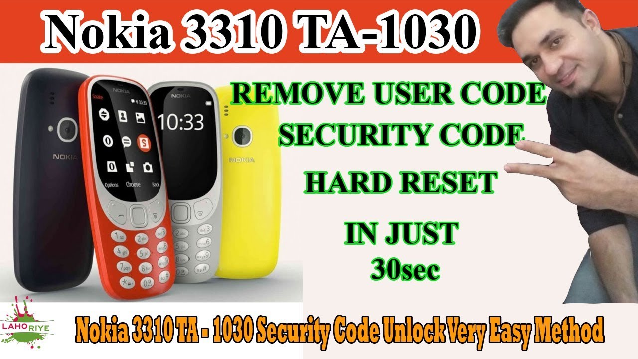 How To Reset Nokia 3310 Phone Without Security Code