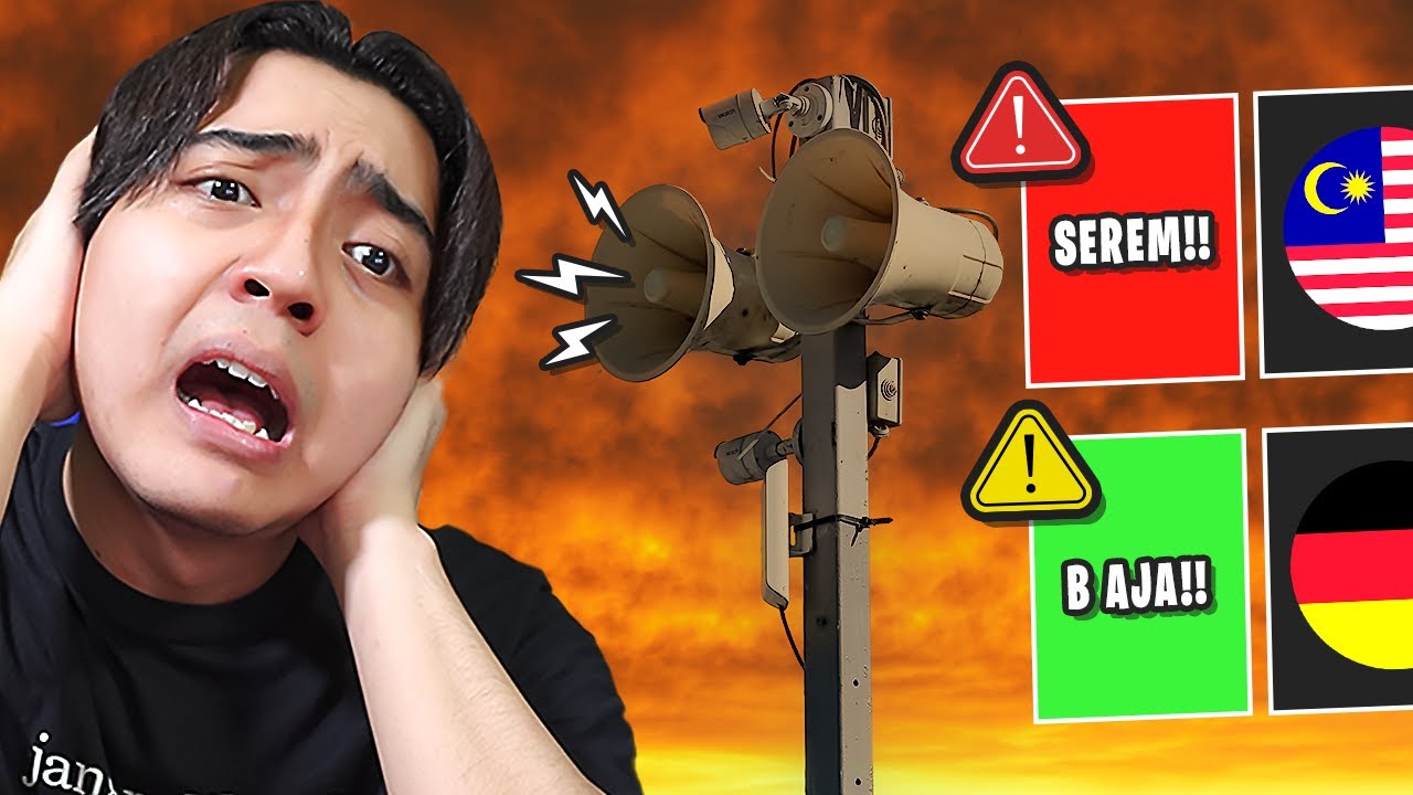 Aku Buat Ranking Suara Peringatan Darurat Setiap Negara di Dunia!