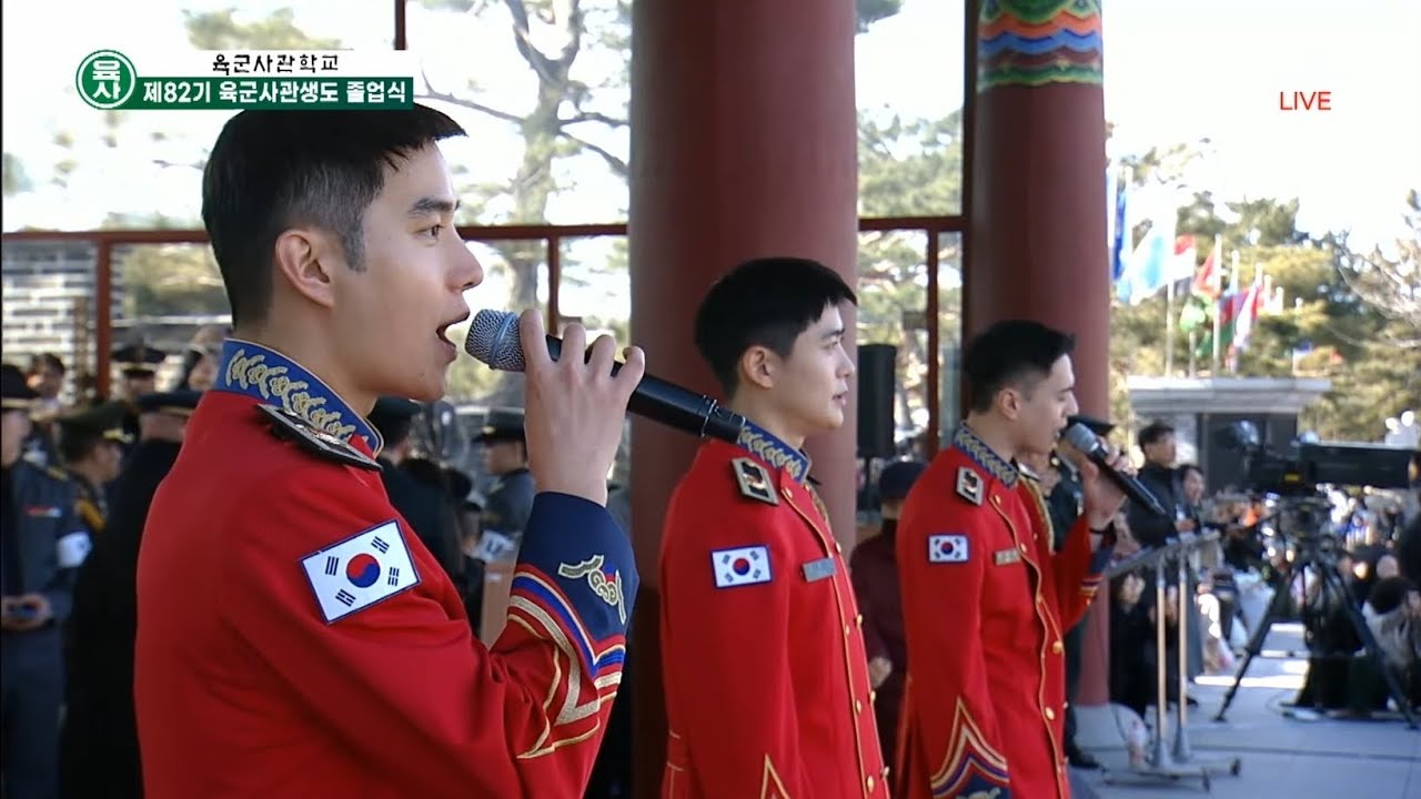 YUGYEOM, JAEHYUN and JUNGWOO – singing together for the military band | KFN Live