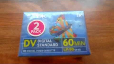 TDK MINI DV DVM60 2 X VIDEO CAMERA CAMCORDER CASSETTE TAPES SEALED