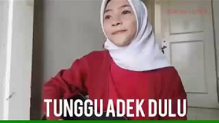 balasan ade be jilbab ungu