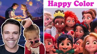 Happy Color Disney Princess Coloring Game screenshot 1