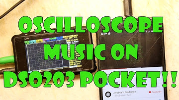 Jerobeam Fenderson Oscilloscope Music on a DSO203 pocket scope