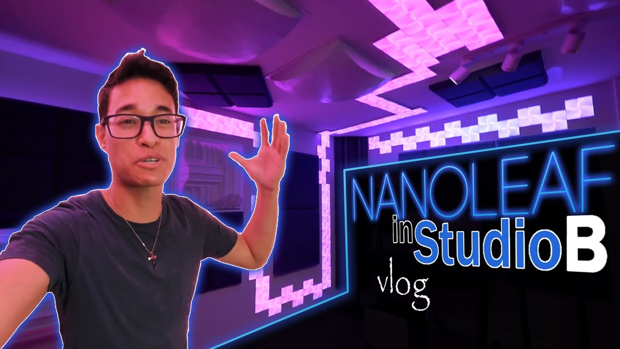 NANOLEAF Lights Canvas Installation in Studio - YouTube