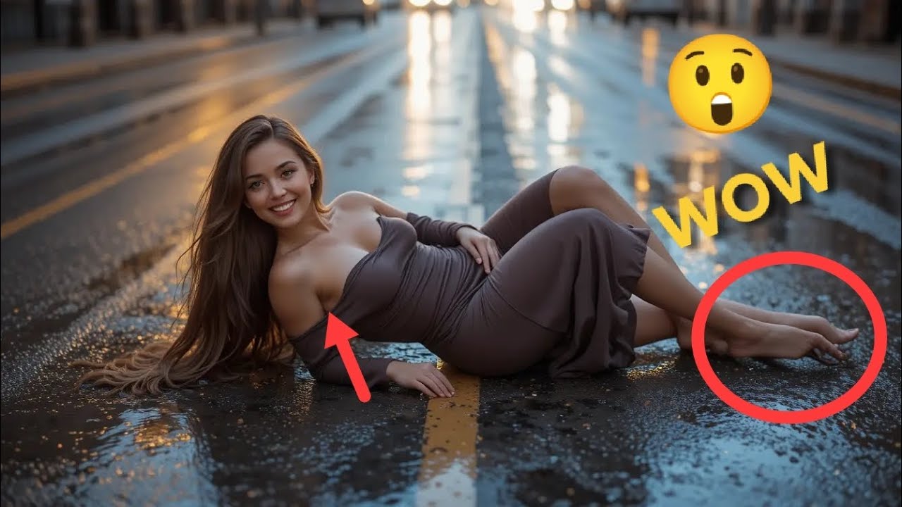 Street Elegance in Rain | Curvy Plus-Size Cotton Dress Look