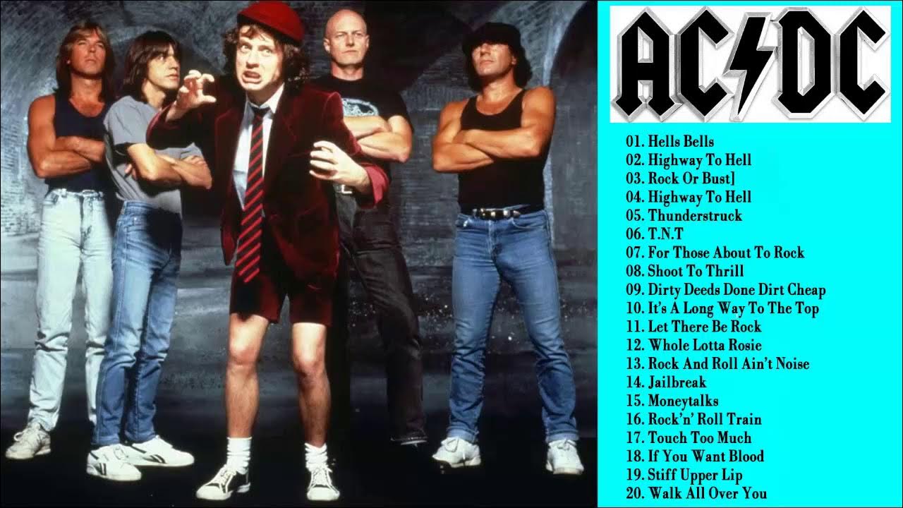 AC/DC Greatest Hits Full Album AC/DC Best Rock Songs YouTube