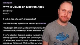 Why Claude Desktop Is An Electron App