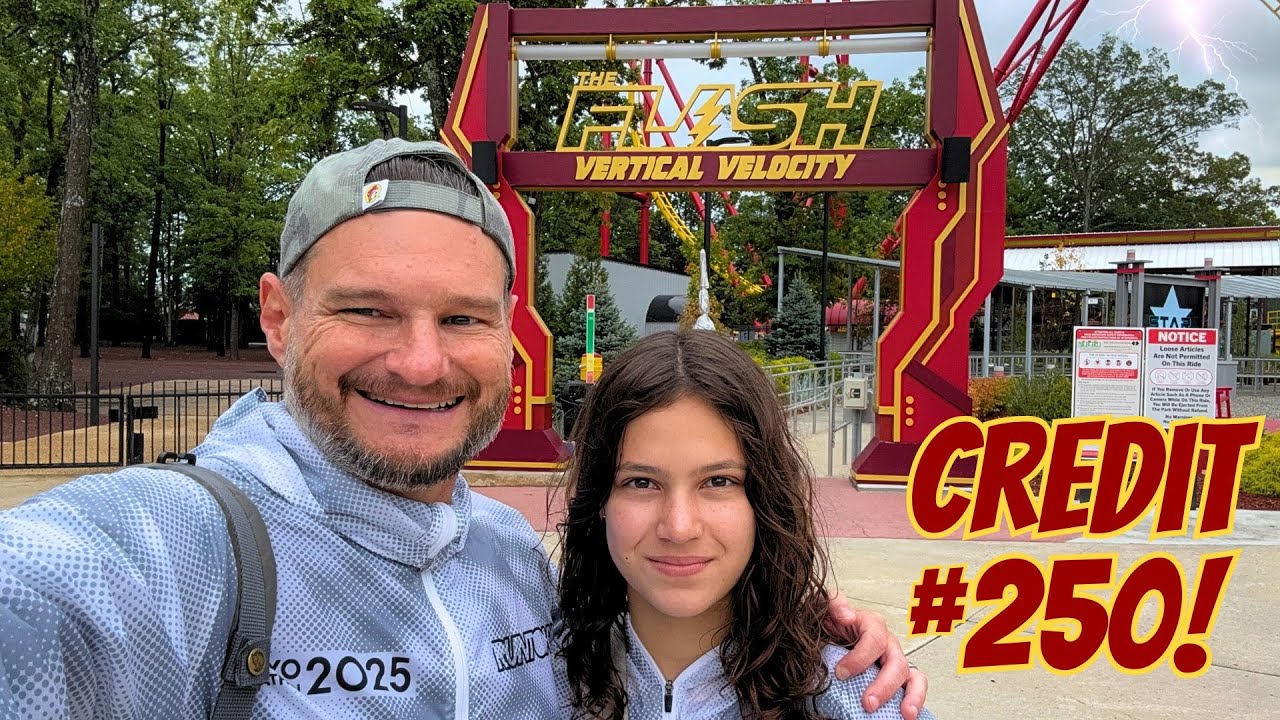 Six Flags Great Adventure - A Rainy & Empty Park!
