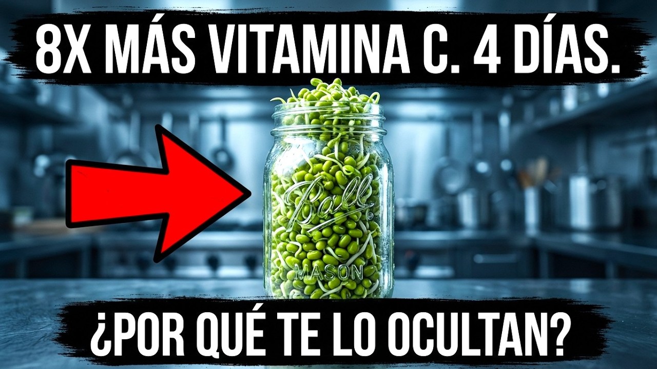 Construye una fábrica de vitamina C en tu alacena. Sin sol. 8X en 4 días. ¿Por qué te lo ocultan?