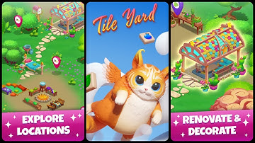 Tile Yard: Matching Game Gameplay Video