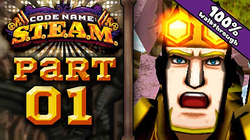 Codename STEAM 3DS - Part 1: Prologue 1, 2, 3 100% Walkthrough!
