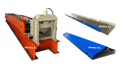 Roof ridge cap roll forming machine | hat cap roll forming machine | top hat cap machine