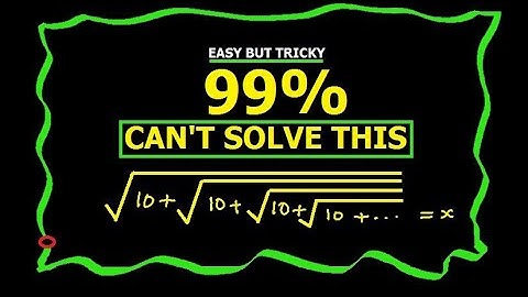 Solving the Infinite Nested Square Root Puzzle