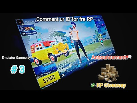 PUBG Mobile Emulator Gameplay #3 | 🔊Keyboard ASMR ( TDM M24 ) | RP Giveaway | B2R OMEGA