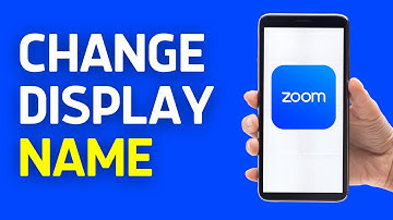 How To Change Display Name On Zoom Application