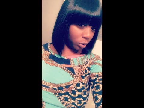 How To Do A Quick Weave Bob Chinese Bang Part 1 Youtube