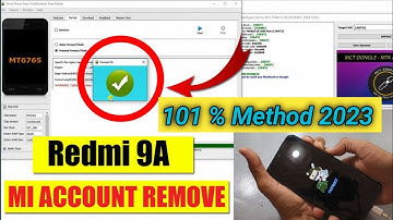 Redmi 9/9a Mi Account Remove 101 % New Method 2023 | Miui version 12 | Sp flash Tool | Redmi 9 Flash