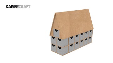 How to Construct Kaisercraft BTP Advent House SB2317