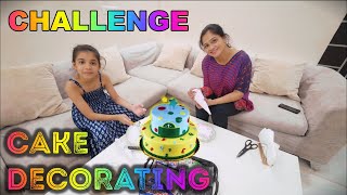 Cake Decorating Challenge 🎂 Mother vs Daughter | Harpreet SDC