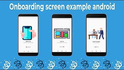 Android Onboarding screen example using ViewPager