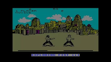 THE WAY OF THE EXPLODING FIST II 2 THE LEGEND CONTUNUES ENTERPRISE 64 128 INTELLIGENT SOFTWARE SIXT