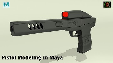Autodesk Maya | How to Model a Pistol.