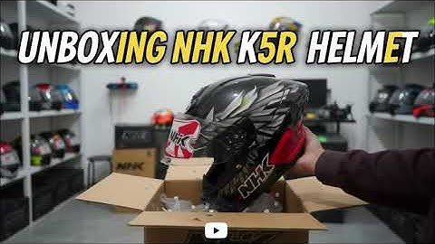 NHK K5R Helmet Unboxing | Dual Visor, Graphics & First Impressions