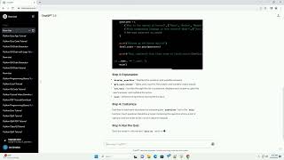 python quiz program code