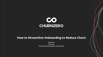 How to Streamline Onboarding to Reduce Churn