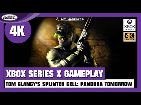 Tom Clancy's Splinter Cell: Pandora Tomorrow: Intro + Erste Schritte | 4K Gameplay AUTO HDR Xbox Series X | PC Games Database