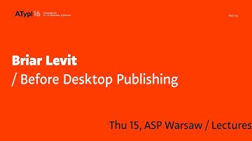 Before Desktop Publishing