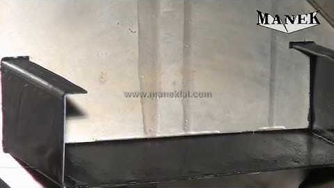 Manek - Roll Forming Machine to make C Channel / Lipped Purlin Model: RFM-17 with PLC