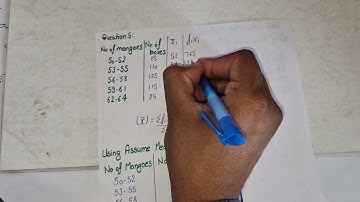 Exercise 13.1 Question 5 By All Methods|NCERT 10th Math Mean Ex 13.1 By Assumed Mean Step Deviation