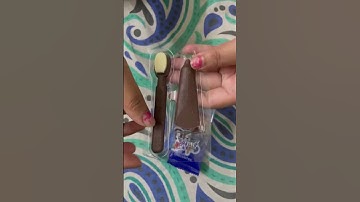 Yummy chocolate Tooth brush and Paste choco Smile #shorts