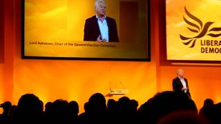 Paddy Ashdown Full Conference Speech March 2013 (Part 1 of 2)