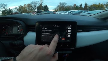 How to Enable or Disable Traffic Sign Assistant in Renault Clio V ( 2019 - now )